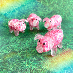 Pink Spotted Pig: 4pc
