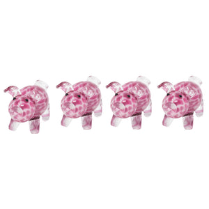 Pink Spotted Pig: 4pc