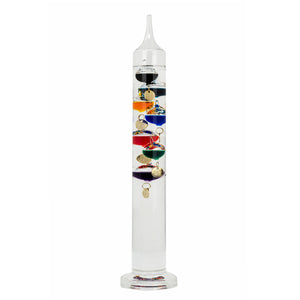 Glass Galileo Free Standing Liquid Thermometer — myrtle and mo