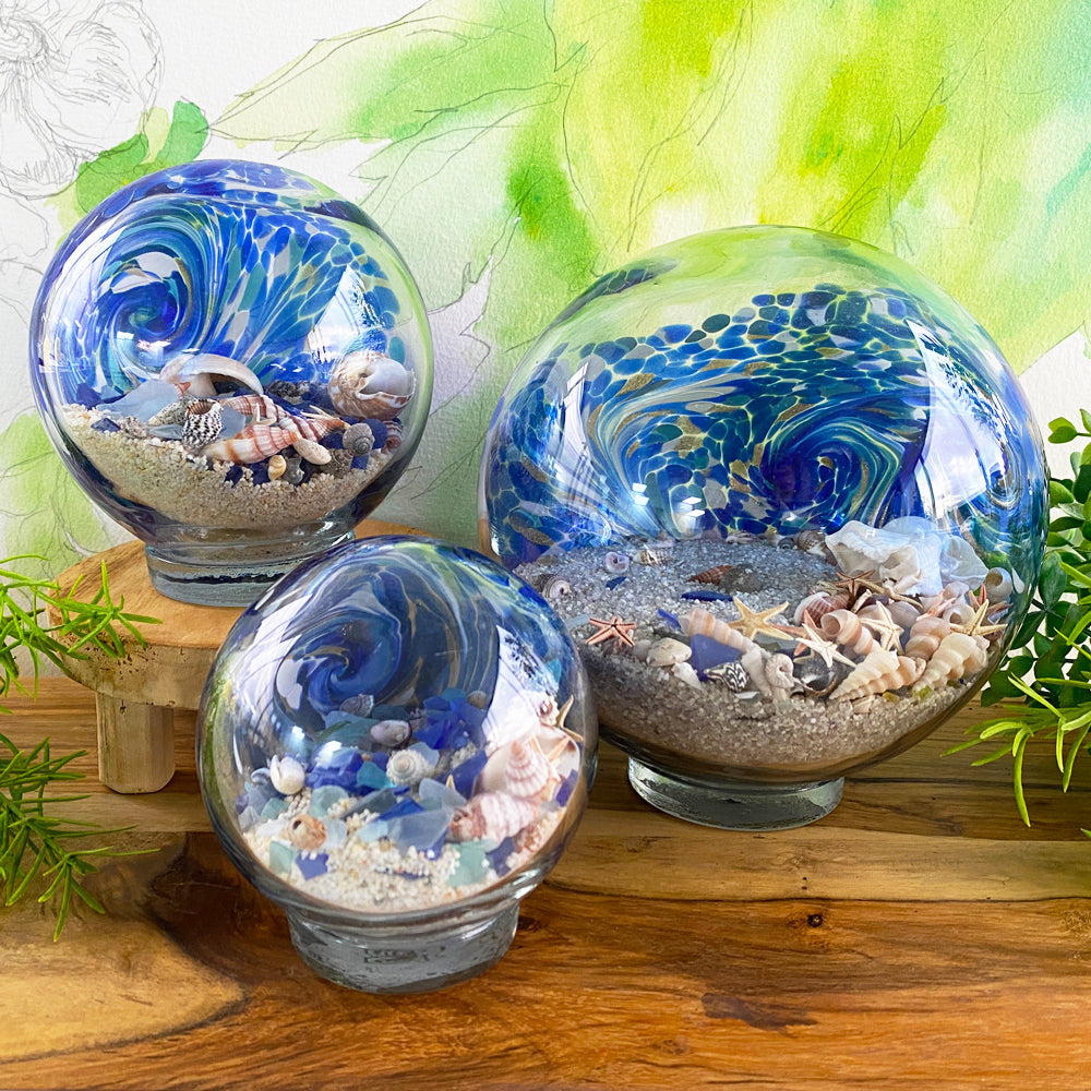 Blue Sea Globes